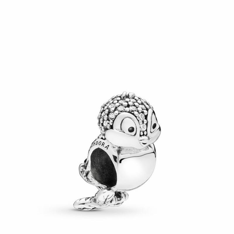 Pandora Disney Snow White’s Bird Charm Sale NZ, Sterling Silver (614790-WGO)